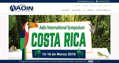 Desktop Screenshot of adin-iberica.com